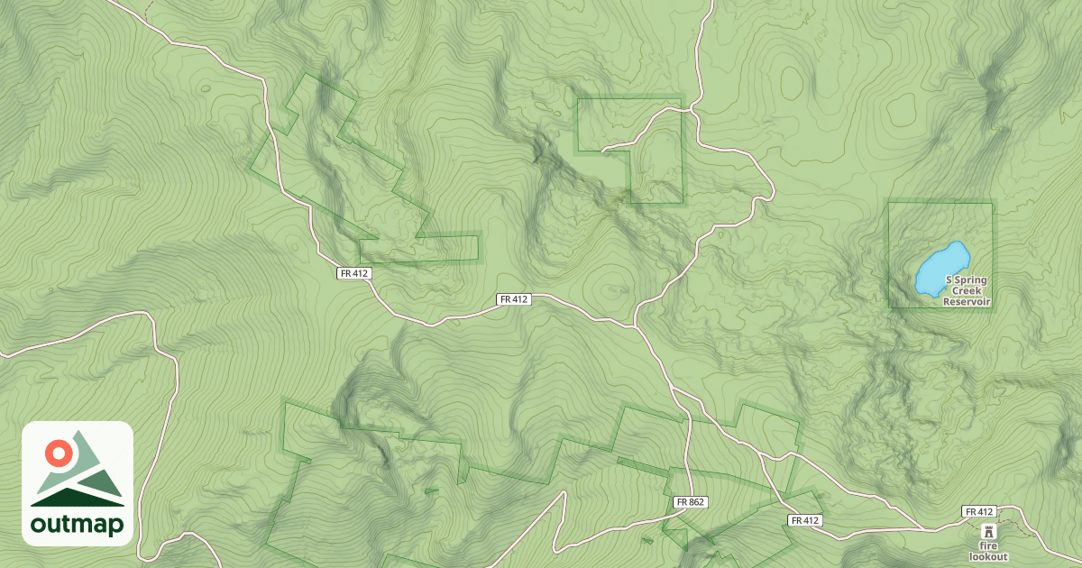 Map of Continental Divide National Scenic Trail