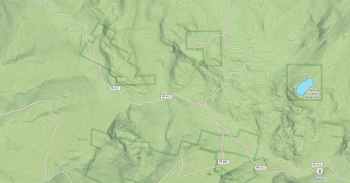 Map preview of Continental Divide National Scenic Trail