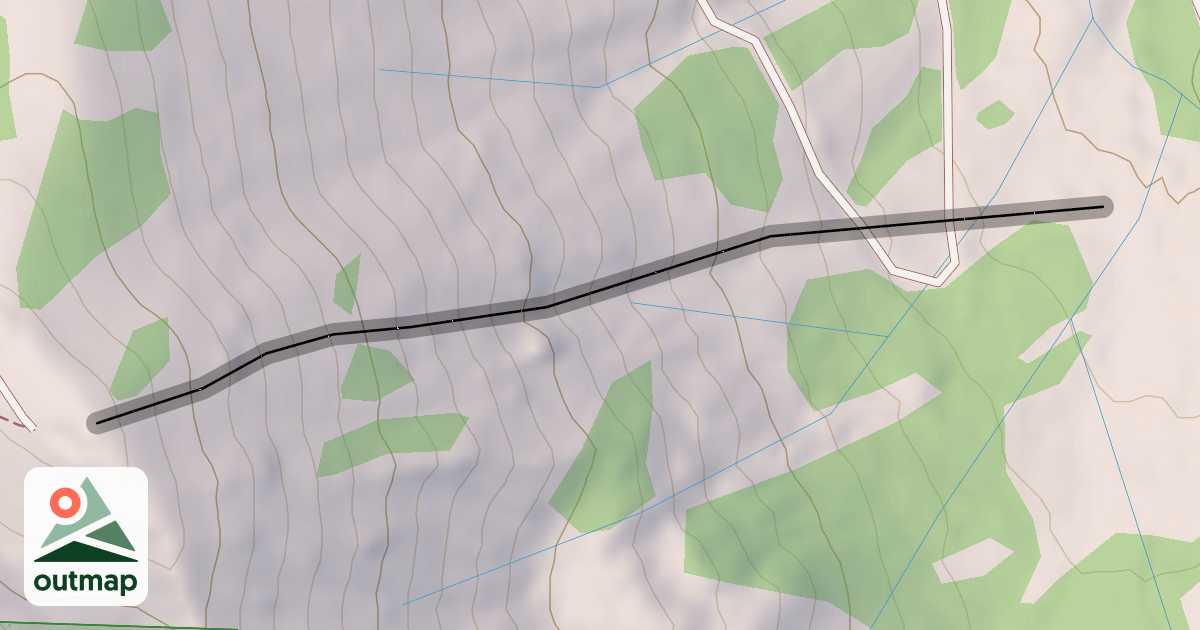 Map of Nancy's Couloir