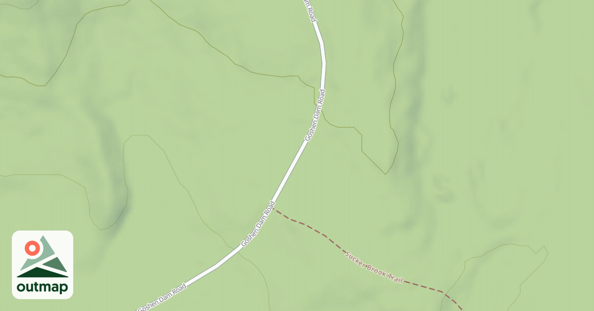 Map of Goshen Dam