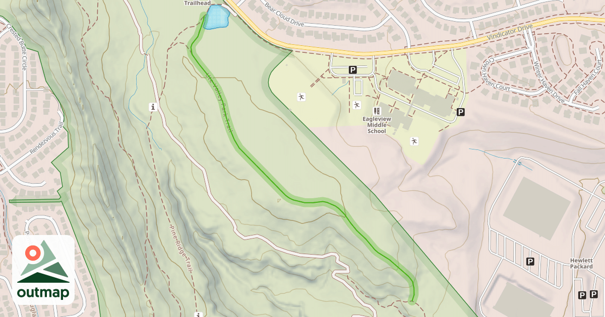 Map of High Arches Trail