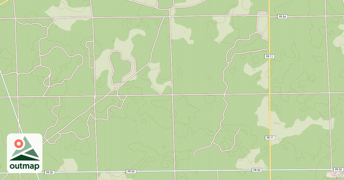 Map of USFS Motor Vehicle Use Map Roads {37EAFFB6-EECC-4062-A203-ED46FB7B041F}