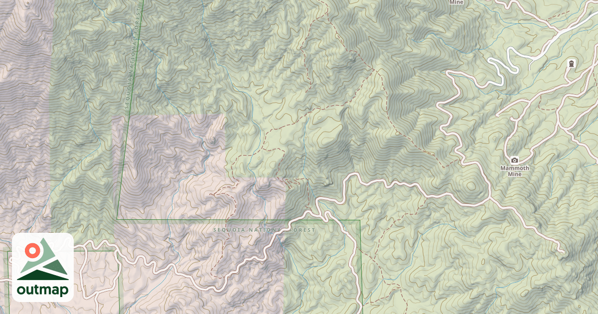 Map of BLACK GULCH