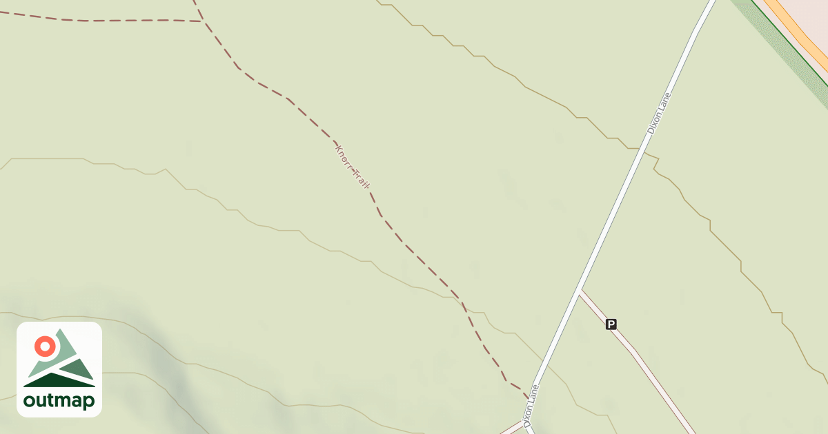Map of Dixon Miller Recreation Area