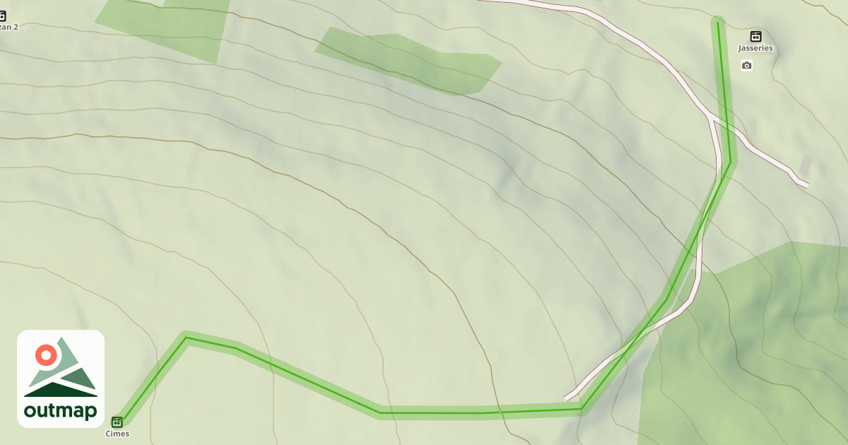 Map of Les gentianes