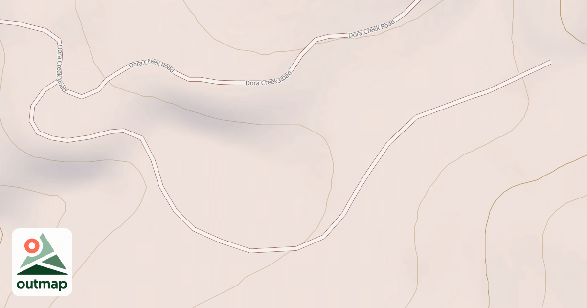 Map of DORA CREEK B