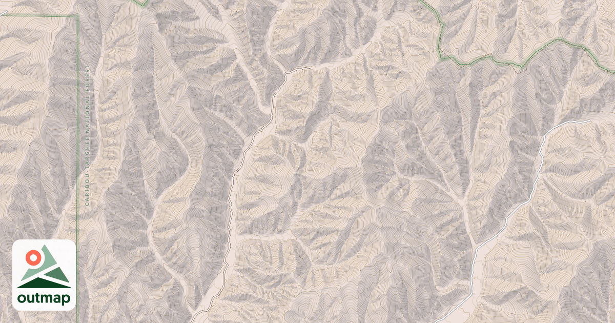Map of MIDDLE CREEK