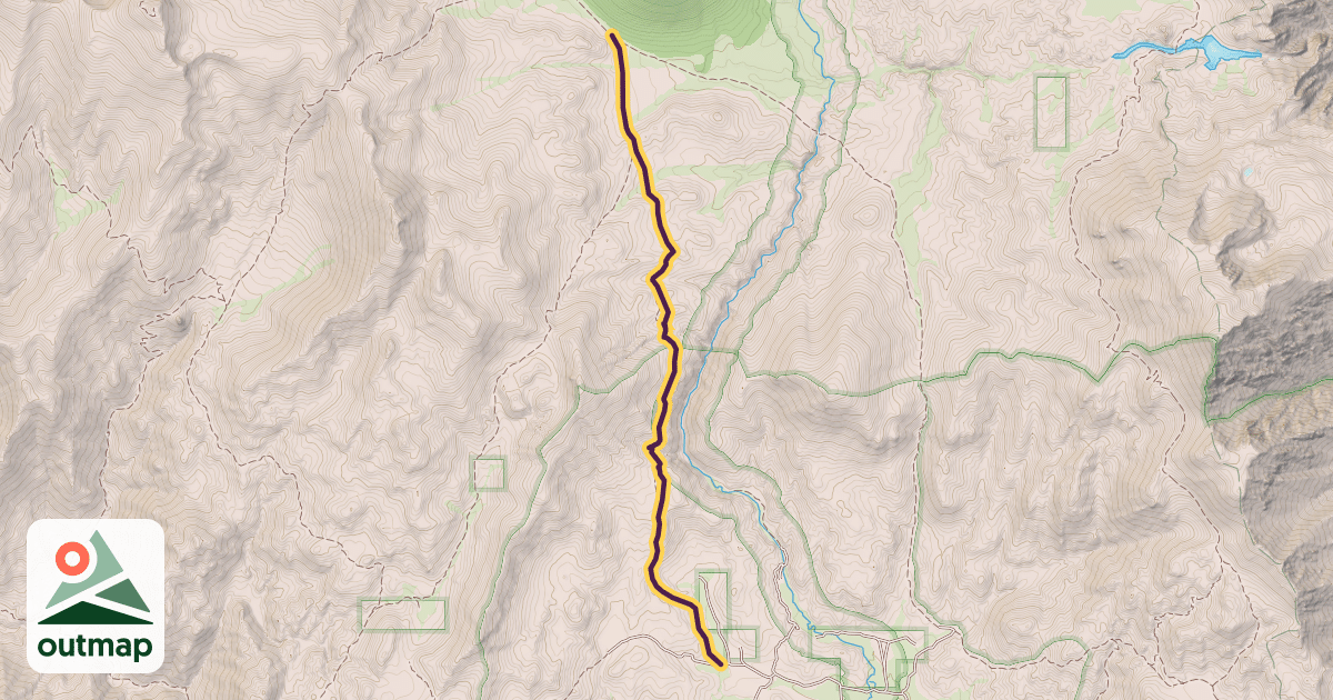 Map of Bakeoven Trail