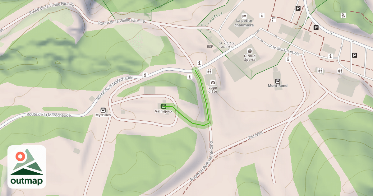 Map of Liaison Mijoux