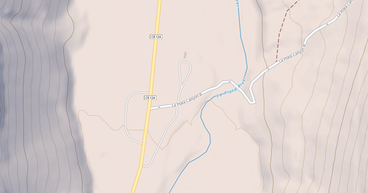 Map preview of LA PLATA CANYON B