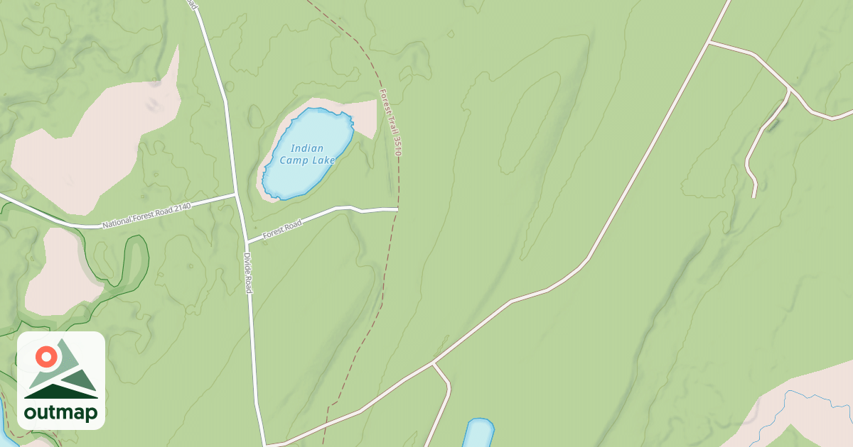 Map of FR 2226E - INDIAN CAMP SPUR E