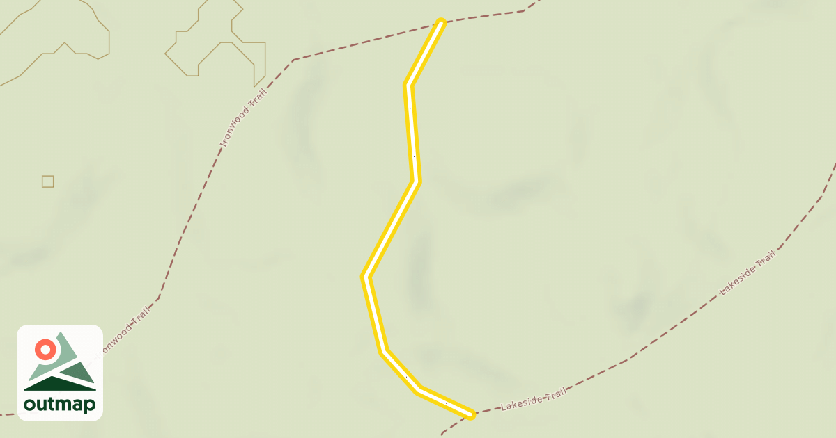 Map of Lakeside Trail