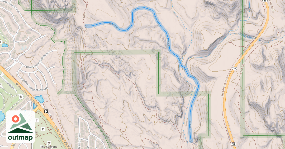 Map of Beck Hill