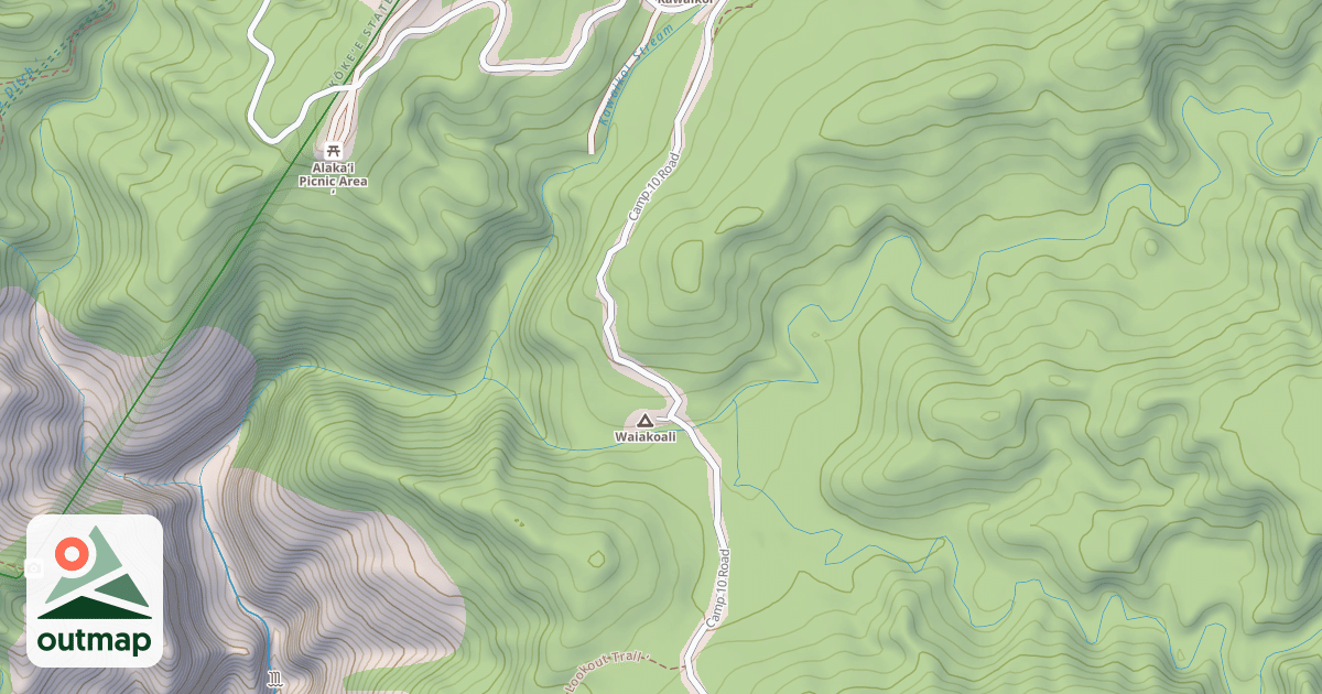 Map of Mohihi-Camp 10 Road