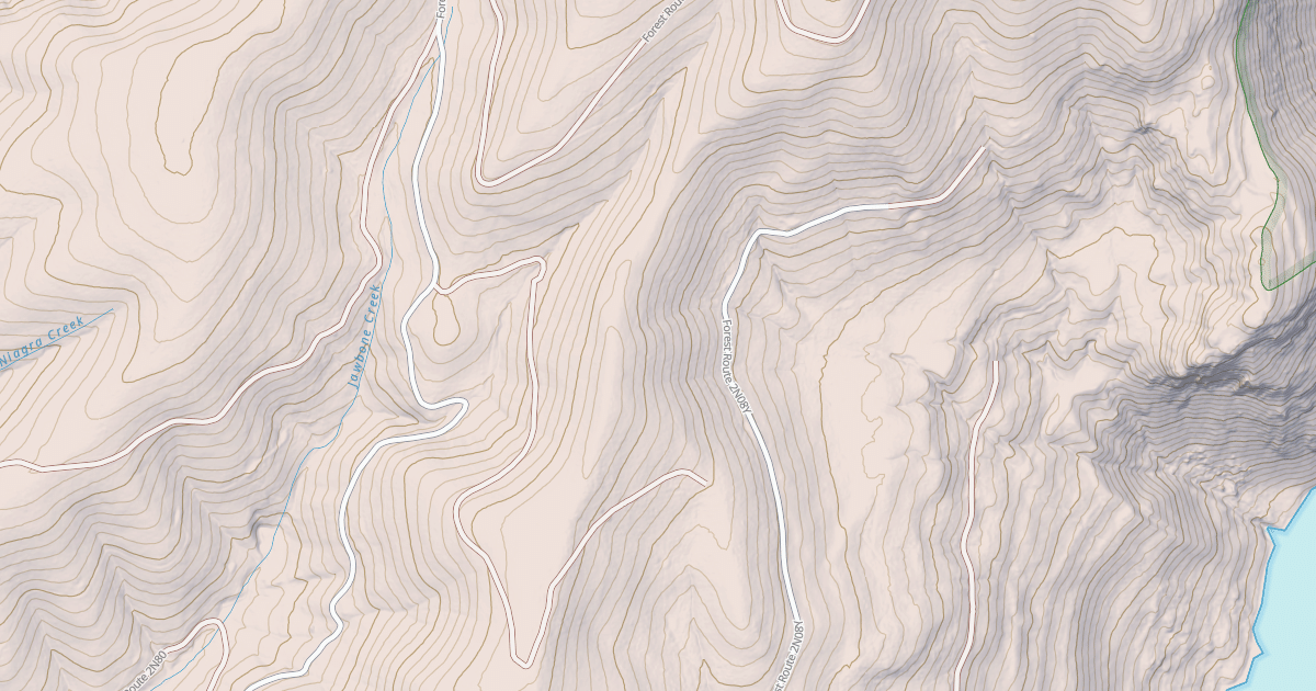 Map preview of CHERRY LAKE NO OHV-ATV