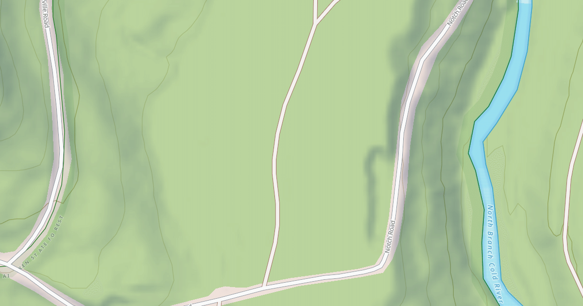 Map preview of Corridor 407 F/Tamarack Notch Trail
