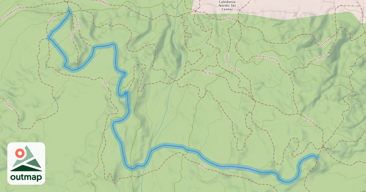 Map of Crosscut/O'Malley's