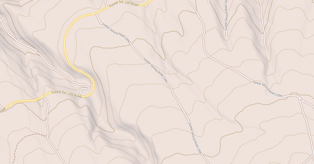 Map preview of USFS Motor Vehicle Use Map Roads {2F238B59-0BB1-4A2F-88DD-18CDB87E8918}