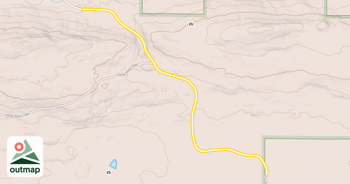 Map of Bally Creek Road