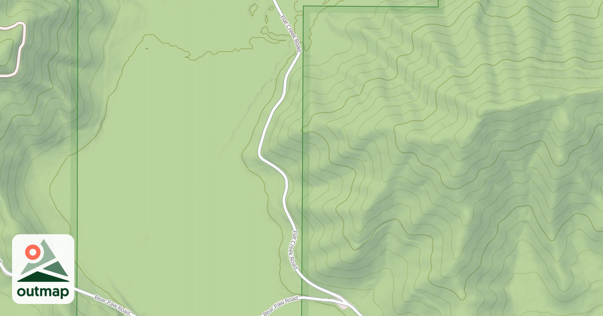 Map of FLAT CREEK