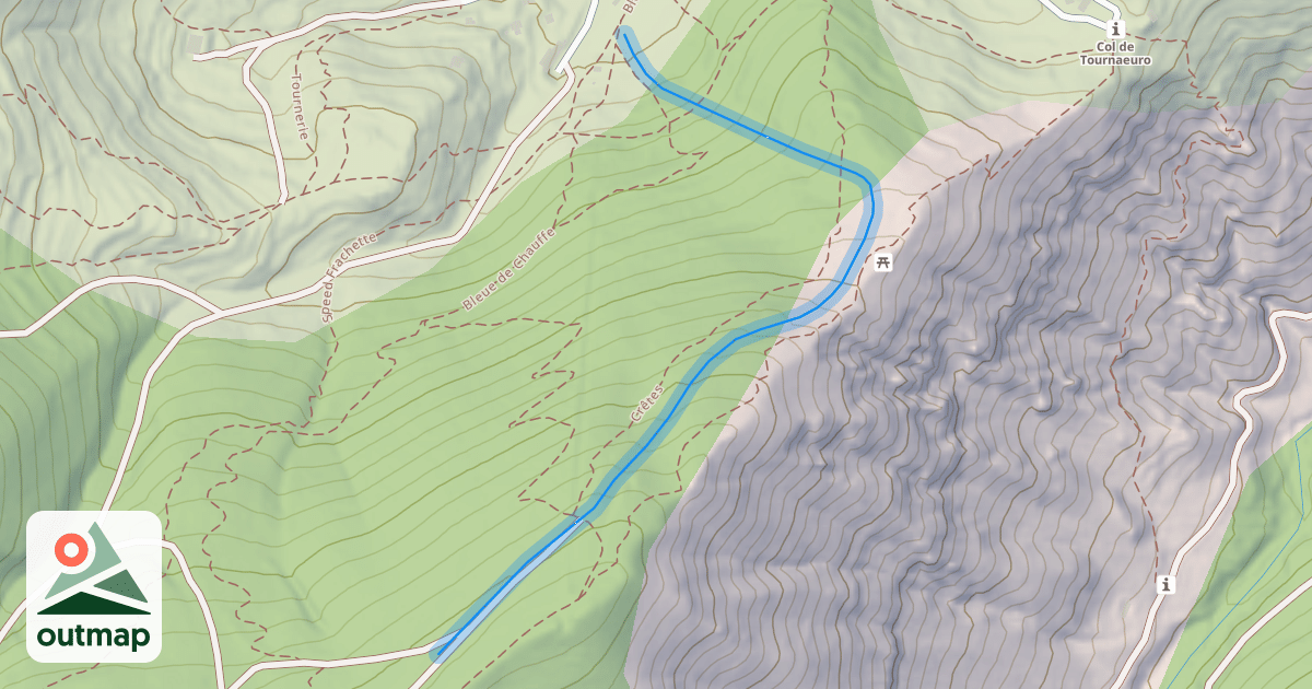 Map of Crébasse