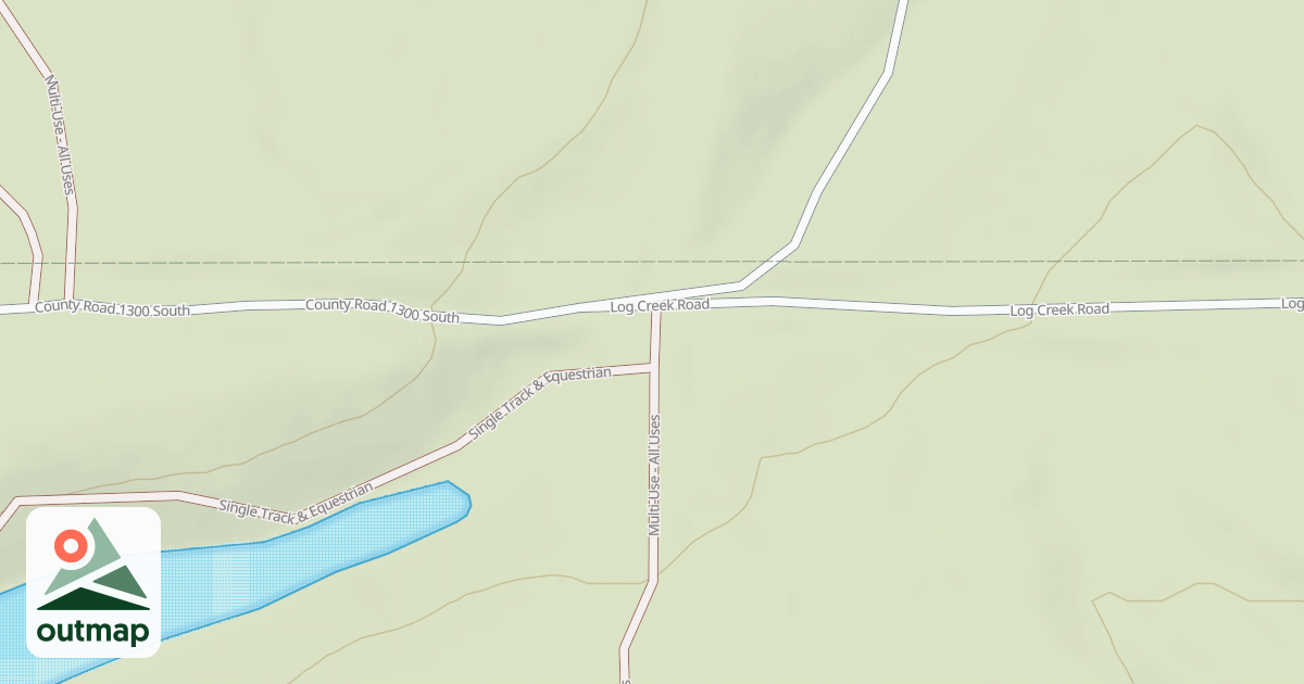 Map of Interlake State Recreation Area Trails