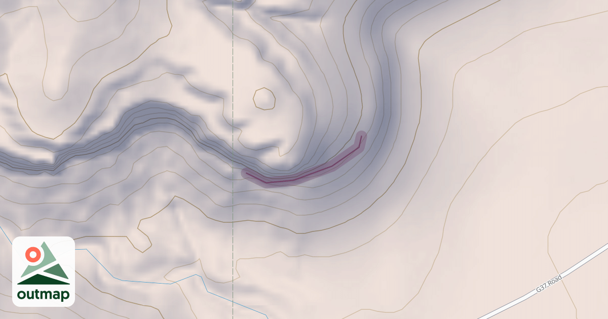 Map of Climbing Crag