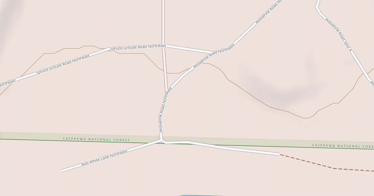 Map preview of WOLVERINE ROAD SPUR C