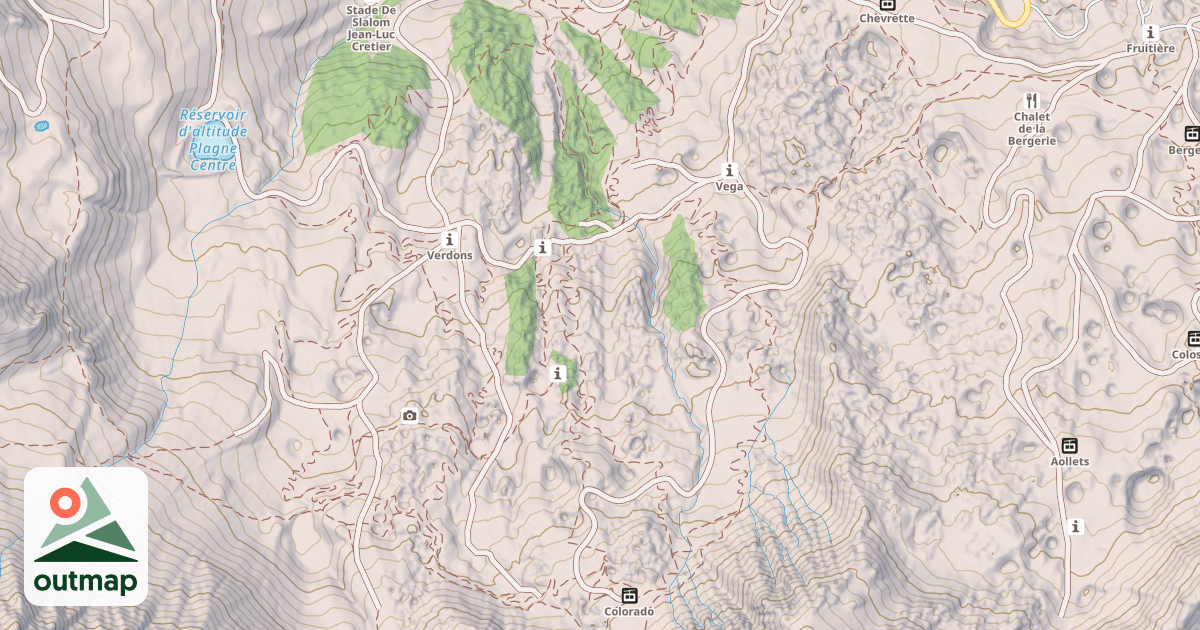 Map of Colorado Park