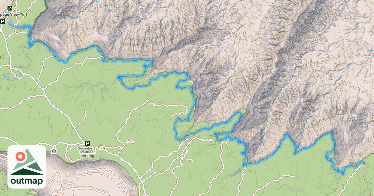 Map of Gander Trail