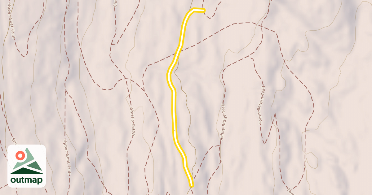 Map of Island's Trail