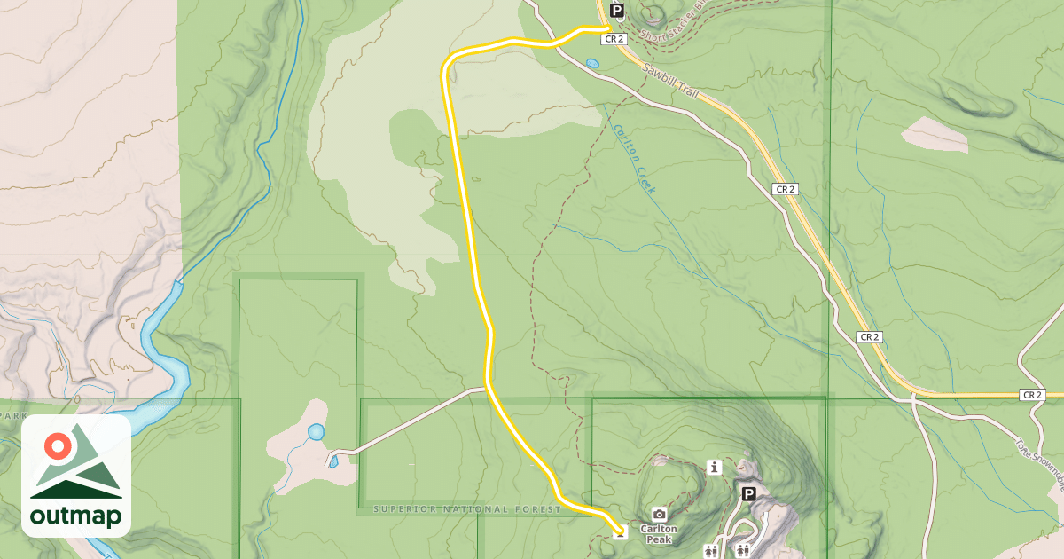 Map of Summit View Trail