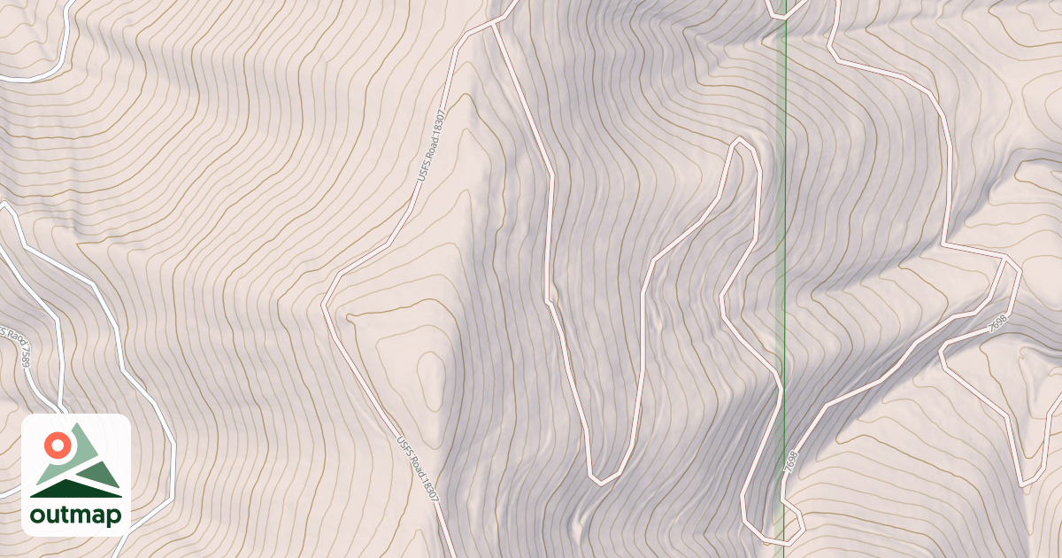 Map of COMBEST HIGH RIDGE