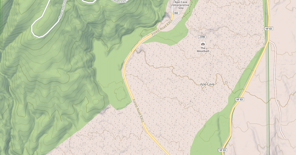 Map preview of CINNAMON PEAK