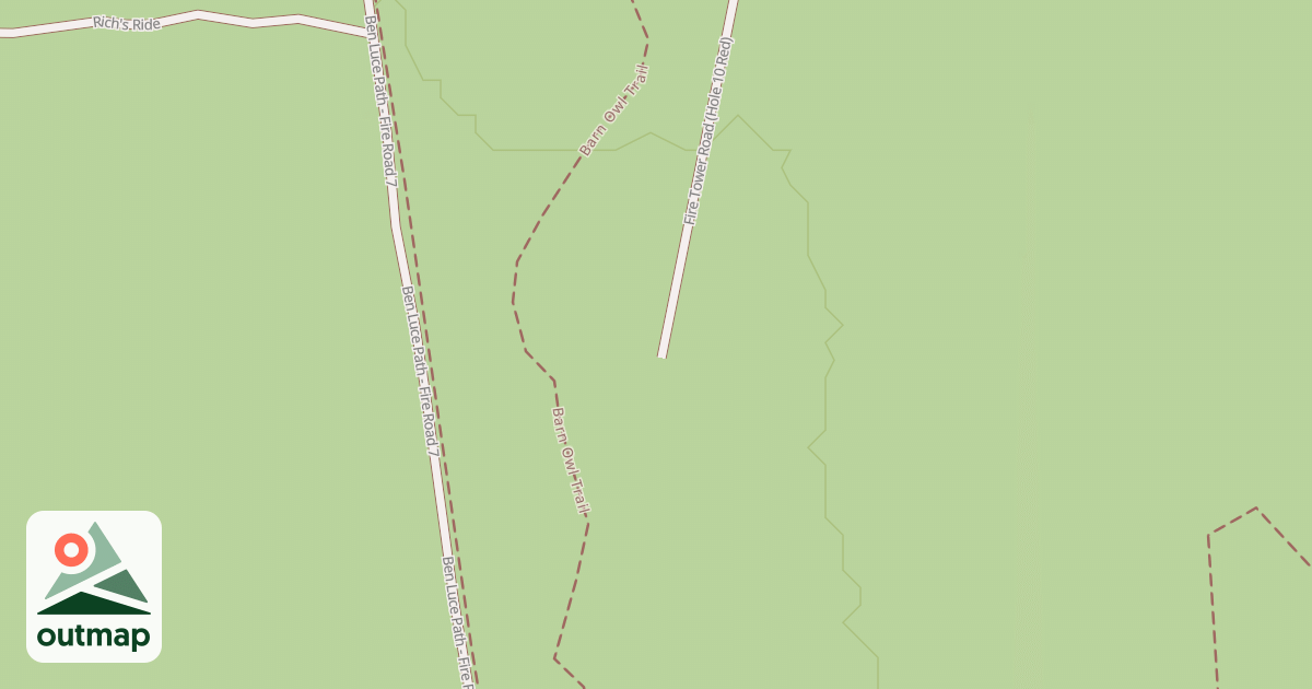 Map of Fire Road 60