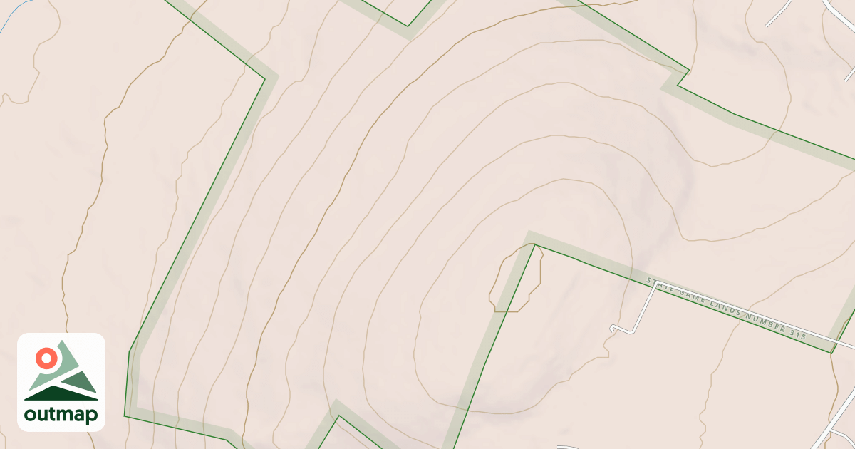 Map of Pikeville Hill Firebreak