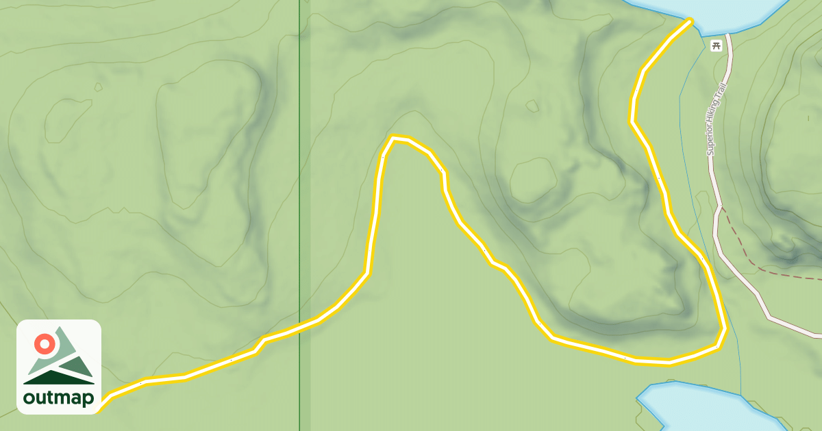 Map of Northwoods Ski Trails