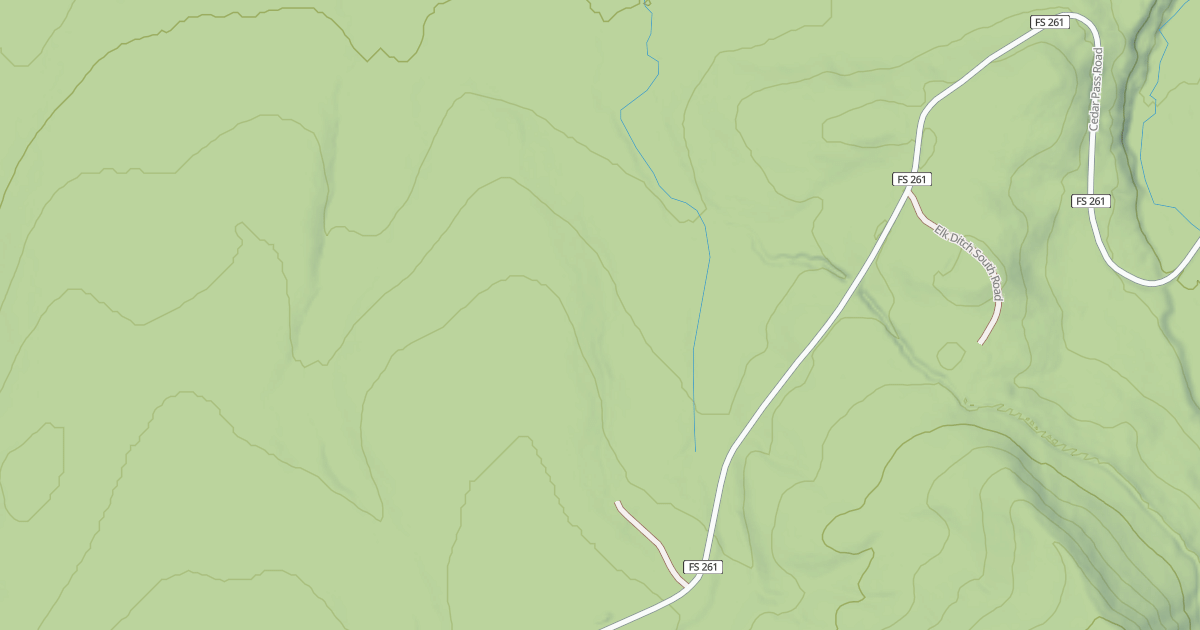 Map preview of CEDAR PASS SPUR 4Z