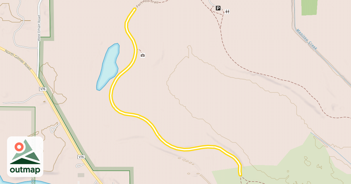 Map of Fort Hill Trail