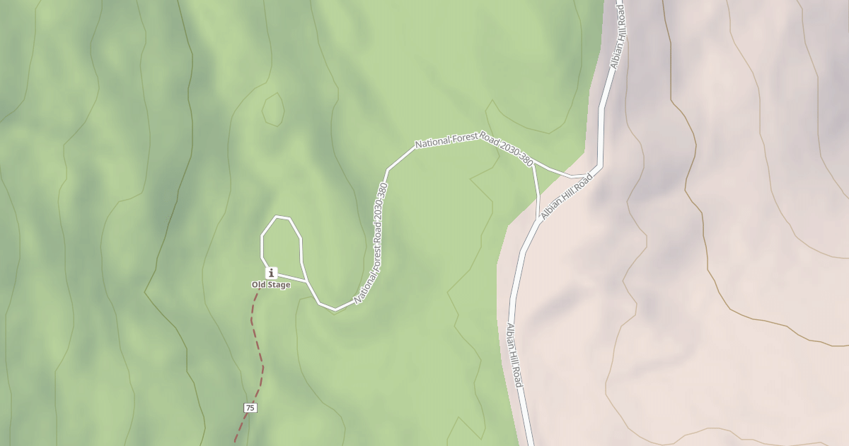 Map preview of OLD STATE TRAIL