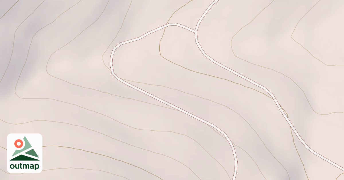 Map of RASSMUSSEN FACE SPUR