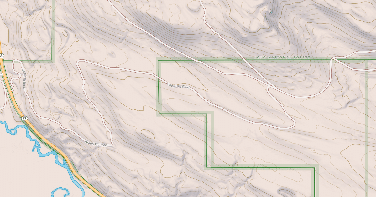 Map preview of CLEARWATER-COTTONWOOD