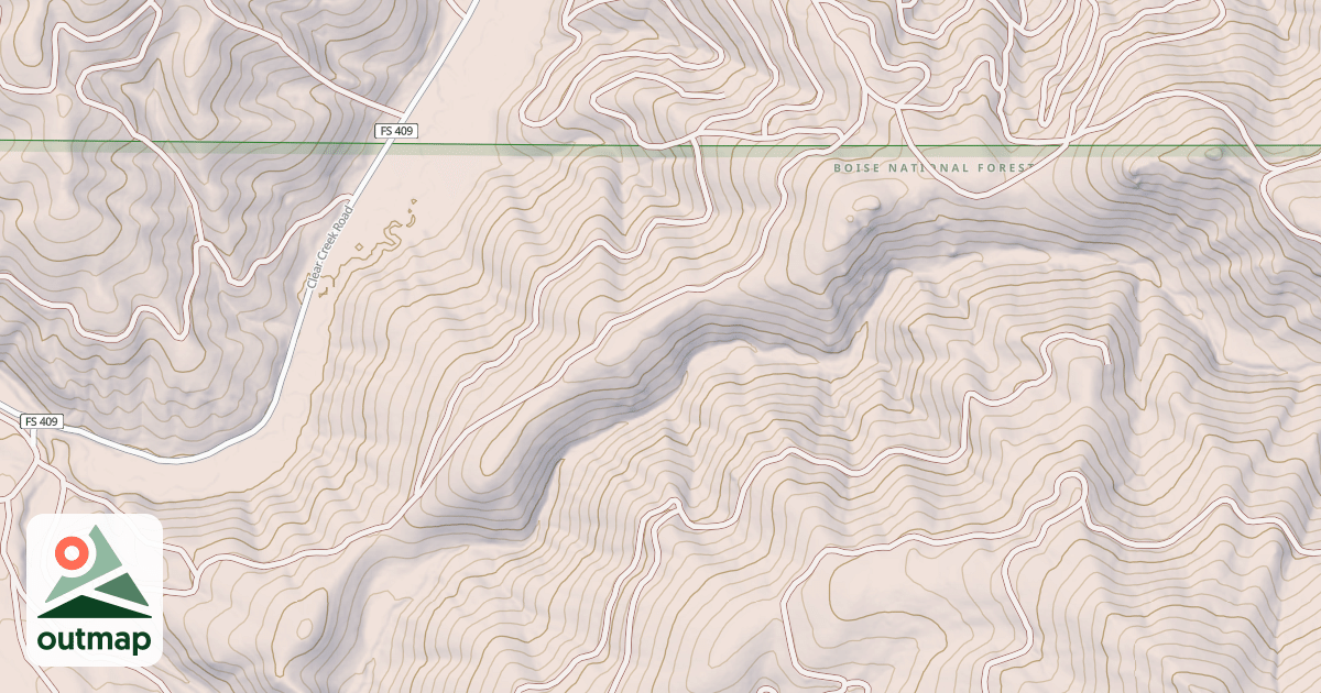 Map of DITCH EAST