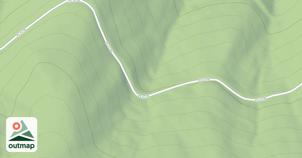 Map of (FDR) PAINT CREEK