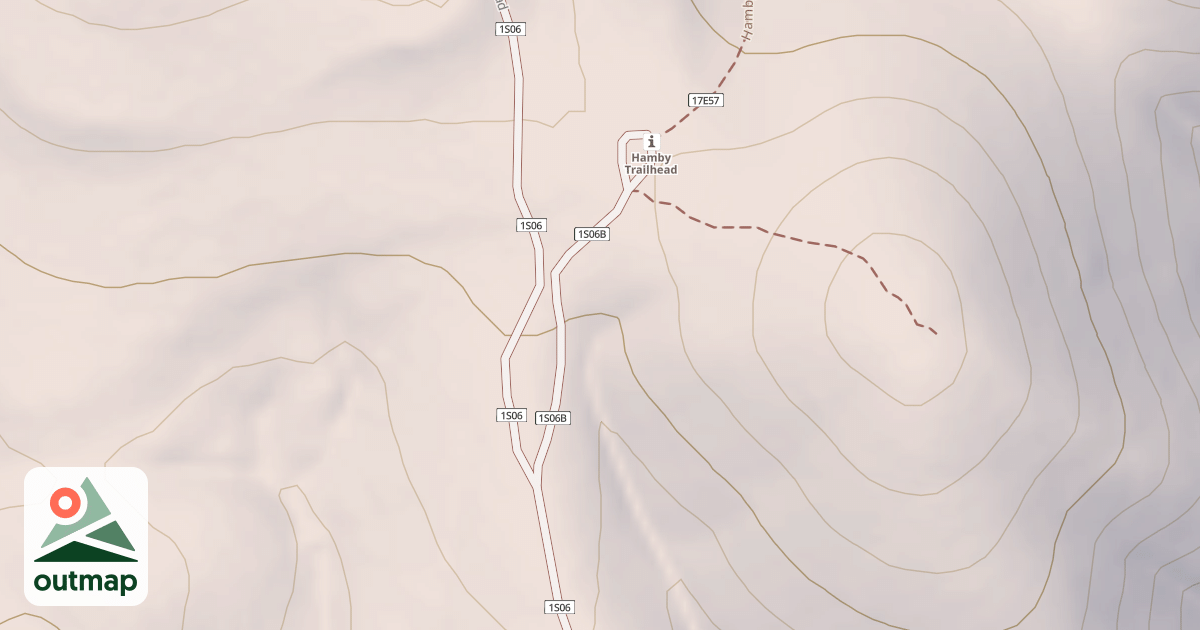 Map of HAMBY TRAIL HEAD ROAD
