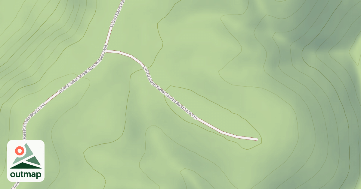 Map of USFS National Forest System Roads {8B4E1C8F-AFE3-4202-A695-062861AD0E1B}