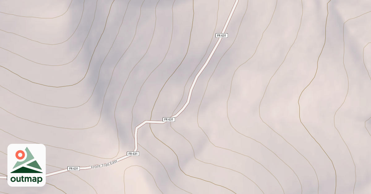 Map of FRONT TRAIL EAST - ATV
