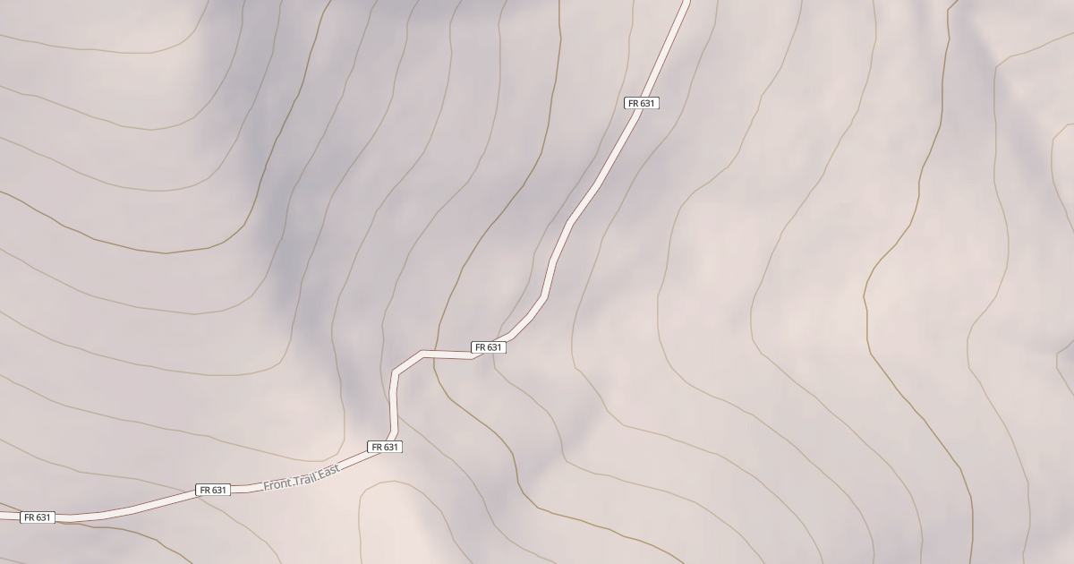 Map preview of FRONT TRAIL EAST - ATV