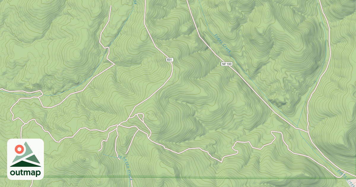 Map of USFS Motor Vehicle Use Map Roads {8F8FADBB-E2AC-47F5-8563-EB2DC58942EC}