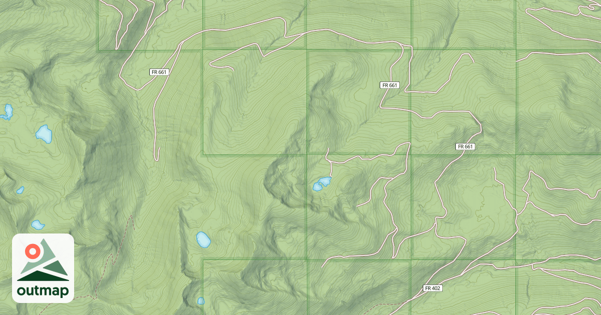 Map of COOKS PASS